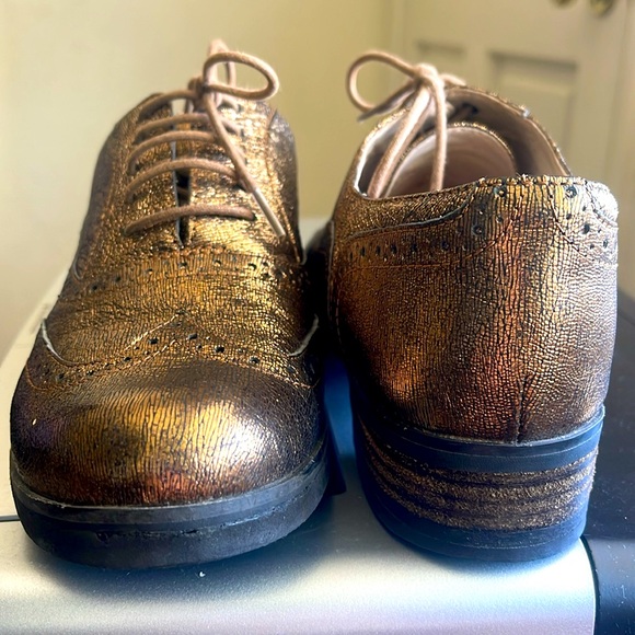 Classic Woman’s Shoes Clarks Metalic Color - Picture 3 of 7